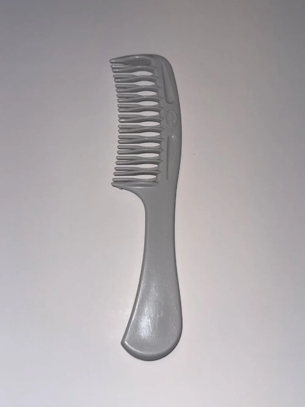 Vintage Goody Unbreakable Detangler Super Comb Grey Plastic 450 Double Row